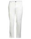 Department Five Department 5 Man Pants White Size 30 Cotton, Elastane In Multi
