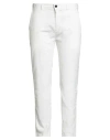 Department Five Department 5 Man Pants White Size 35 Cotton, Elastane