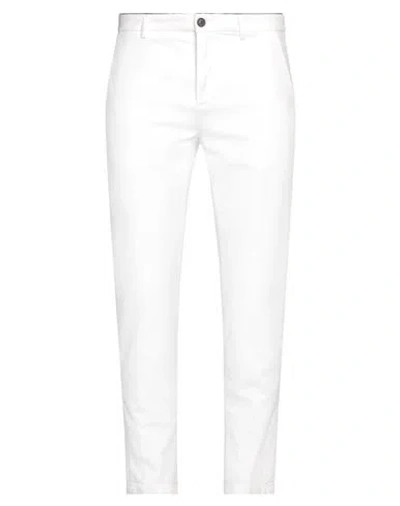 Department Five Department 5 Man Pants White Size 35 Cotton, Rubber In Multi
