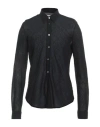 Department Five Department 5 Man Shirt Black Size 16 Virgin Wool In Black