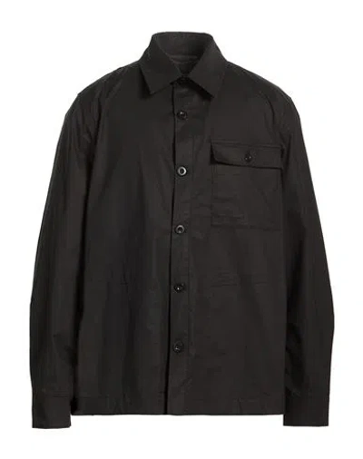 Department Five Department 5 Man Shirt Black Size 40 Cotton, Elastane