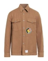 Department Five Department 5 Man Shirt Camel Size M Cotton, Linen In Sand