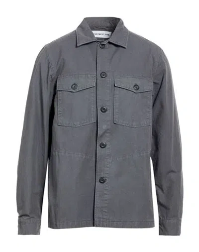 Department Five Department 5 Man Shirt Grey Size Xl Cotton In Gray