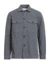 Department Five Department 5 Man Shirt Lead Size M Cotton In Gray