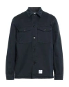 Department Five Department 5 Man Shirt Midnight Blue Size L Cotton In Blue