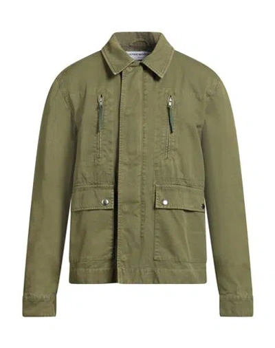 Department Five Department 5 Man Shirt Military Green Size 38 Cotton