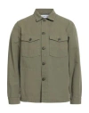 Department Five Department 5 Man Shirt Military Green Size Xl Cotton
