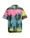 Department Five Department 5 Man Shirt Pink Size 17 Cotton In Multi