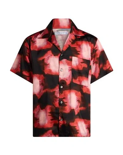 Department Five Department 5 Man Shirt Red Size 17 Polyester