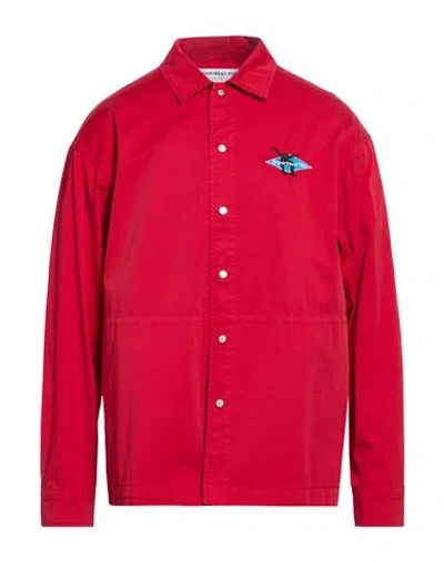 Department Five Department 5 Man Shirt Red Size 38 Cotton