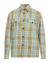 Department Five Department 5 Man Shirt Yellow Size M Cotton, Polyester In Yellow