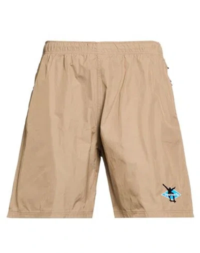 Department Five Department 5 Man Shorts & Bermuda Shorts Beige Size M Polyester In Neutral