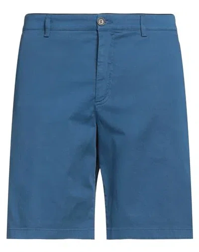 DEPARTMENT FIVE DEPARTMENT 5 MAN SHORTS & BERMUDA SHORTS BLUE SIZE 31 COTTON, ELASTANE