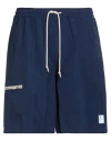 Department Five Department 5 Man Shorts & Bermuda Shorts Blue Size 34 Polyester, Cotton In Blue