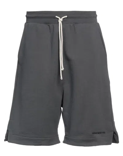 Department Five Department 5 Man Shorts & Bermuda Shorts Charcoal Size M Cotton In Grey