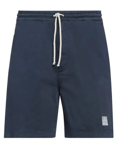 Department Five Department 5 Man Shorts & Bermuda Shorts Midnight Blue Size S Cotton, Elastane