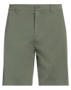 Department Five Department 5 Man Shorts & Bermuda Shorts Military Green Size 31 Cotton, Elastane
