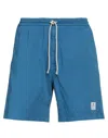 Department Five Department 5 Man Shorts & Bermuda Shorts Slate Blue Size M Cotton, Elastane In Blue