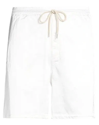 Department Five Department 5 Man Shorts & Bermuda Shorts White Size M Cotton, Viscose, Elastane