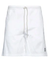 Department Five Department 5 Man Shorts & Bermuda Shorts White Size S Cotton, Elastane