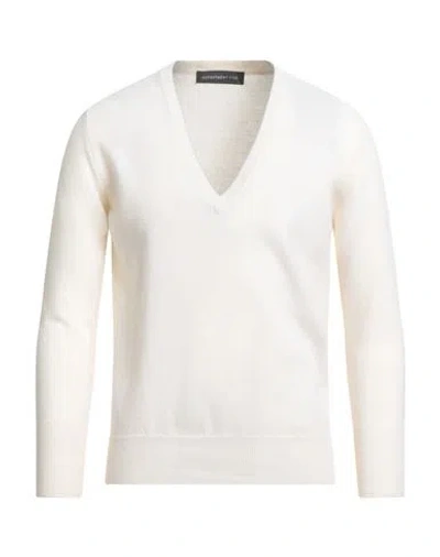 Department Five Department 5 Man Sweater Ivory Size Xl Wool In Gray