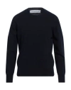 Department Five Department 5 Man Sweater Navy Size S Virgin Wool In Blue