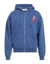 Department Five Department 5 Man Sweatshirt Blue Size M Cotton In Blue