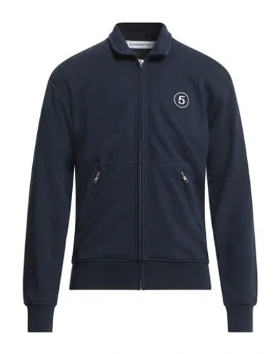 Department Five Department 5 Man Sweatshirt Midnight Blue Size M Cotton