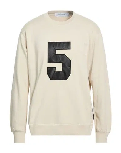 Department Five Department 5 Man Sweatshirt Off White Size Xxl Cotton In Brown