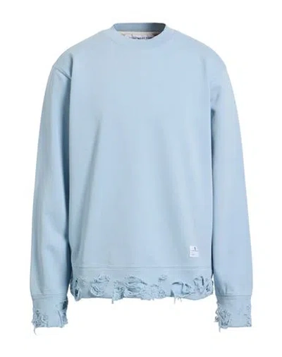Department Five Department 5 Man Sweatshirt Sky Blue Size Xl Cotton