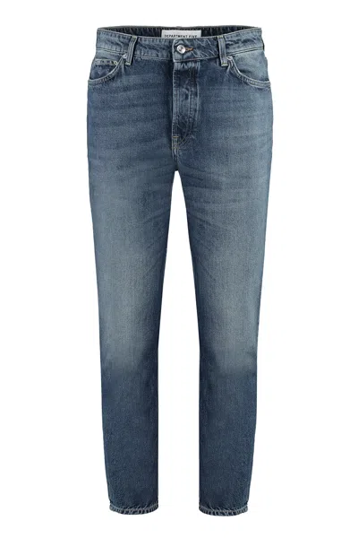 Department Five Drake Denim Jeans Regular Straight Leg In Blue