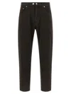 Department Five Musso Used-effect Cotton Jeans In Black