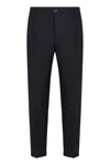 Department Five Department 5 Pants In Mixed Wool In Black