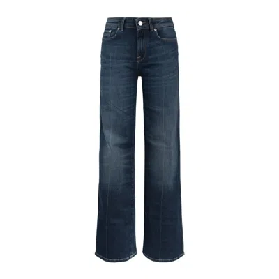 Department Five Department 5 Pretender Denim Wide Leg Jeans In Blue