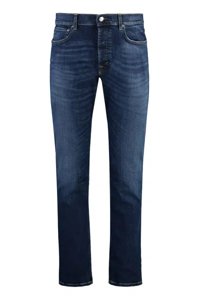 Department Five Blue Mid Rise Jeans