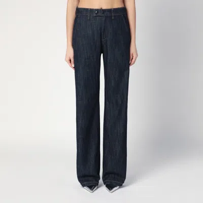 Department Five Department 5 Straight-leg Mouning Dark Blue Jeans
