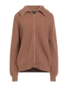 Department Five Department 5 Woman Cardigan Brown Size S Virgin Wool In Brown