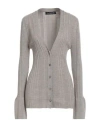 Department Five Department 5 Woman Cardigan Grey Size L Wool In Gray