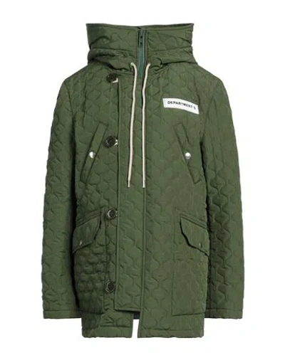 Department Five Department 5 Woman Coat Military Green Size L Polyamide