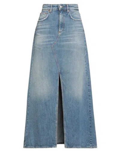 Department Five Department 5 Woman Denim Skirt Blue Size 29 Cotton