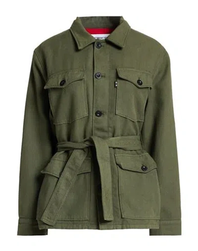 Department Five Department 5 Woman Jacket Military Green Size S Cotton, Lyocell