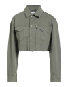 Department Five Department 5 Woman Jacket Military Green Size Xs Cotton