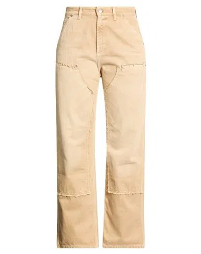 Department Five Department 5 Woman Jeans Beige Size 27 Cotton In Neutral