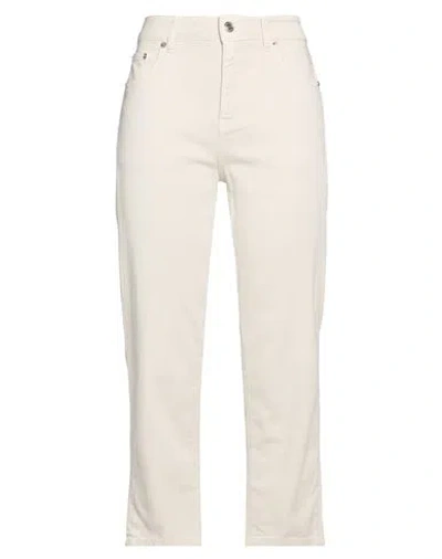 Department Five Department 5 Woman Jeans Beige Size 29 Cotton, Elastane In Sand