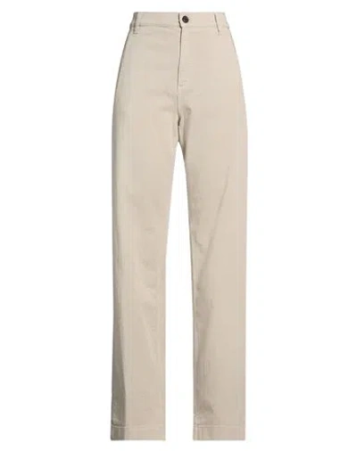 Department Five Department 5 Woman Jeans Beige Size 6 Cotton, Elastane In Neutral