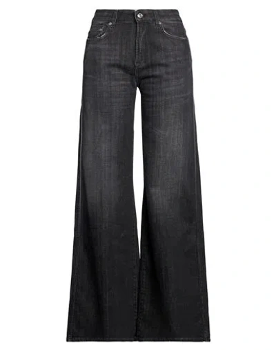 Department Five Department 5 Woman Jeans Black Size 27 Cotton, Rubber