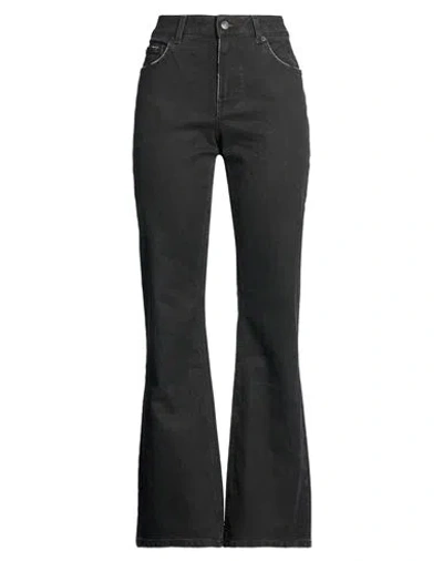 Department Five Department 5 Woman Jeans Black Size 31 Cotton, Recycled Cotton, Recycled Elastane
