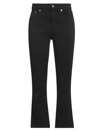 Department Five Department 5 Woman Jeans Black Size 31 Cotton, Rubber