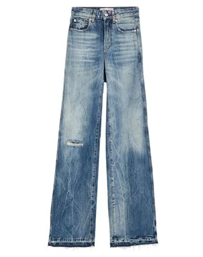 Department Five Department 5 Woman Jeans Blue Size 2 Cotton