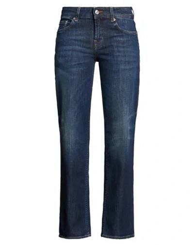 Department Five Department 5 Woman Jeans Blue Size 25 Cotton, Elastane